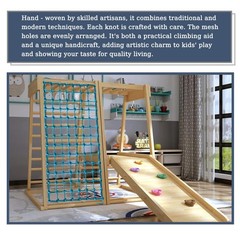 Polyester Climbing Net Sky Blue 3ft x 6ft 8 Sizes Indoor/Outdoor Treehouse Gym
