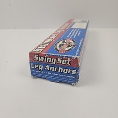 NEW Flexible Flyer Swing Set Leg Anchors Model 30117 Fits Any Steel Swing Set