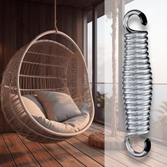 8INCH Premium Heavy Duty Hammock Chair Spring Porch Swing Springs Suspension …