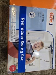 GYM1 Red Indoor Swing Set