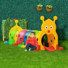 Caterpillar Tunnel for Kids 3-6 Years Outdoor Indoor Climb Crawl Play Equipment