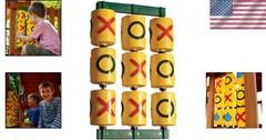 Swing Set Tic Tac Toe Spinner Panel, Yellow