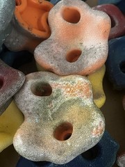 36 Piece Used Rock Climbing Holds Active Kid Play No Hardware