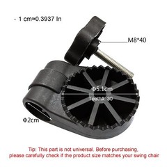 Garden Swing Plastic Fittings (Type 2) to Attach Canopy Frame to Swing Frame,…