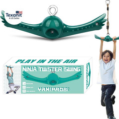 Swing Spins Set: 360° Handle Twist-Spin Flips Toy – Slackline Attachments Activa