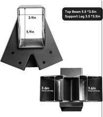 ABUSA Heavy Duty Swing Sets Brackets Including 2 A-Frame Swing Set Brackets a…