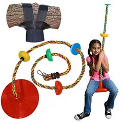 Rope Swing – Tree Climbing Ropes & Disc Swings for Red Disc/Rainbow Rope Swing