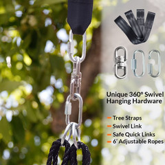 40″ Tree Net Web Saucer Round Swing, Adjustable 71″ Height Rope, 600 lbs