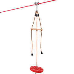 65ft Zipline Kit for Kids and Adults, Slackers Zipline up to 500 lbs.