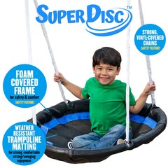 XDP Recreation Firefly Metal Frame Swing Set with 2 Firefly™-LED Swing Seats, Su