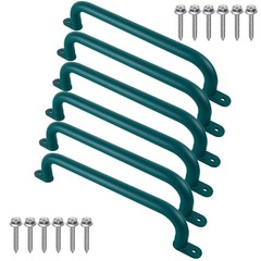 17 Inch Green Playground Handles Indoor Kids Monkey Bar Ladders 6Pcs