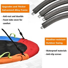 Tree Swing 40 Inch 900lbs with Adjustable Straps for Backyard