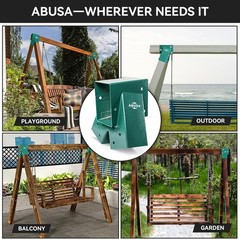 Heavy Duty Swing Sets Brackets Including 2 A-Frame Swing Set Brackets and 4 S…