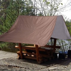 Outdoor Swing Canopy Cover, Tarp Sunshade, 190T Polyester, Waterproof, Four S…