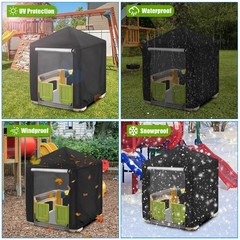 Outdoor Playhouse Cover for Step2 Playhouse,Waterproof Kids Play House Cover Dus