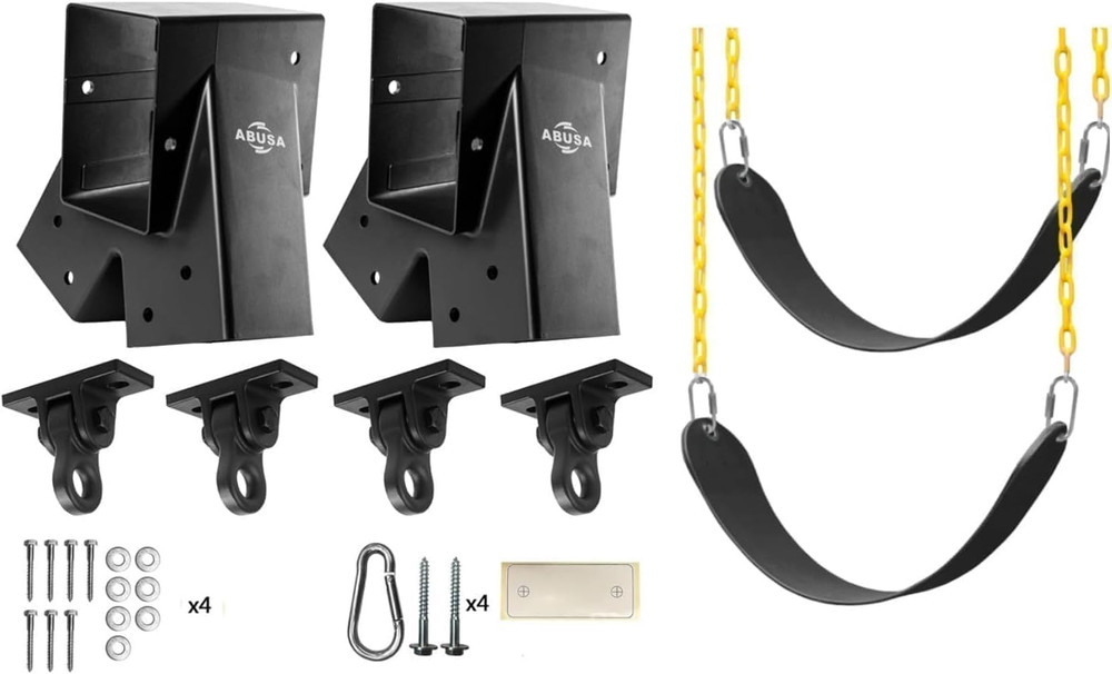 Heavy Duty Swing Sets Brackets Including 2 Black A-Frame Swing Set Brackets 2 Sw