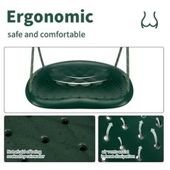 Yyiwhmy Heavy Duty Swing Seat, 550LBS Capacity Outdoor Seat for Green