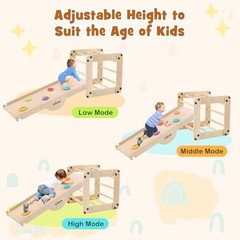 Climbing Toys for Toddlers, Upgrade Wooden Montessori Foldable 12 in 1