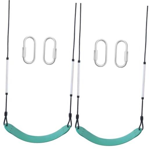2 Pack Swing Sets, Heavy Duty Tree Swing Seat ，Support 330lb，Suitable for