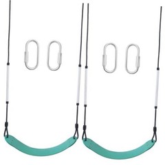 2 Pack Swing Sets, Heavy Duty Tree Swing Seat ，Support 330lb，Suitable for