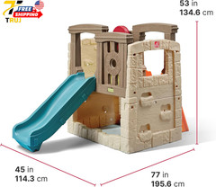 Woodland Climber II Kids Playset Ages 2 –6 Years Old Toddler Slide and Climbing