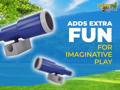 SWING SET STUFF INC MONOCULAR TELESCOPE (BLUE) playground toys imagination 0289