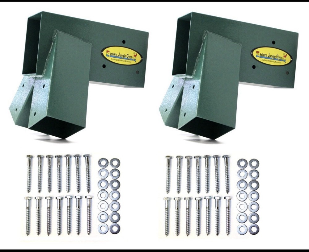 Eastern Jungle Gym Easy 1-2-3 A-Frame Two Bracket Kit w/ Mounting Hardware