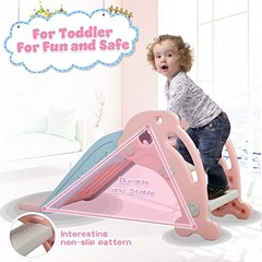 3-in-1 Toddler Slide Climber Playset with Basketball Hoop & Ball – Indoor/Outdoo