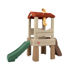 Kids Play Treehouse Toddler Outdoor Yard Playset Climber Slide Stairs Ages 2+