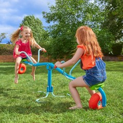 Spiro Spin Teeter Totter – Bounces and Spins 360 Degrees, Blue/Green