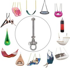Dakzhou 4 Heavy Duty Bearing Swing Hanger Permanent Anti Rust 10Mm 180 Swing NEW