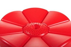 REZNOR Plastic Button Monkey Round Disc Rope Seat for Kids Children Red