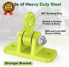 Swing Hangers for Wooden Sets Pack of 2 Heavy Duty Swingset Hardware Locking