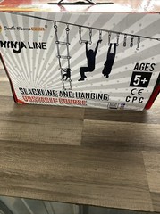 Gentle Booms Sports Ninja Line Slack line And Hanging Obstacle Course Read/B