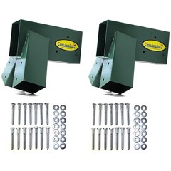 Durable Swing Set Brackets with All Mounting Hardware