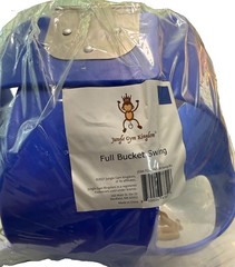 NEW Jungle Gym KingdoToddler Swing – Heavy Duty, High Back Full Bucket Baby Seat