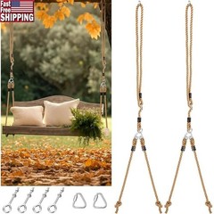 Adjustable Swing Rope Kit W/ Claws Easy Setup Safe Heavy-Duty Swinging New