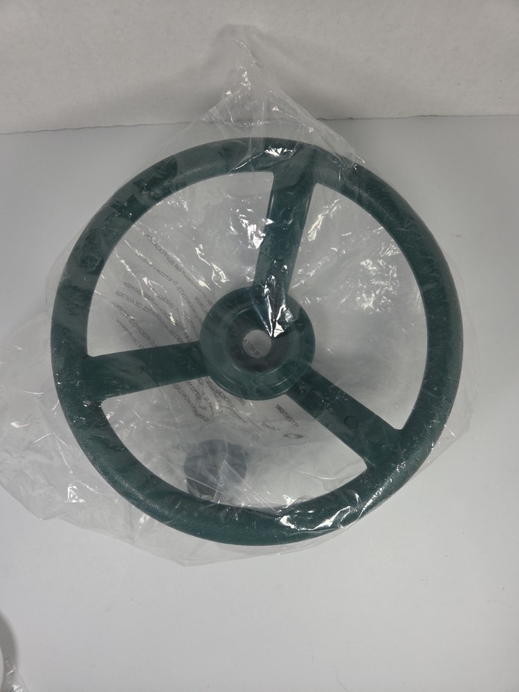 Plastic Outdoor Playground Steering Wheel Toy Swing Set Accessories GREEN 11-3/4