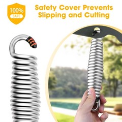 2 Pack Porch Swing Springs, Premium Stainless Steel Heavy Duty Springs, 1300 …