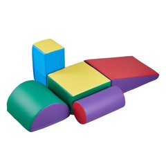 Soft Foam Climbing Blocks Set of 5 for Toddlers, Safe Indoor Play
