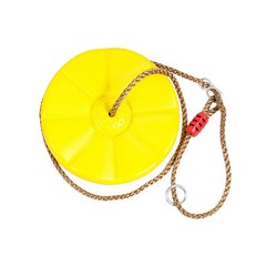 Outdoor Hanging Disc Swing For Playground Garden Adjustable Height Load 132 lbs