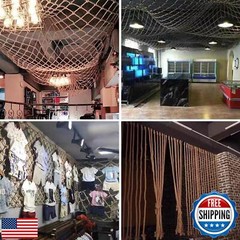 Hemp Rope Climbing Safety Net for Kids – Heavy Duty Child Protection Netting