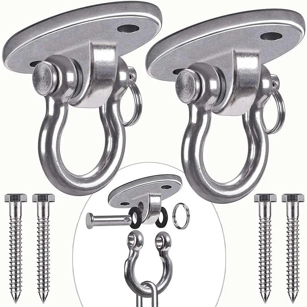 2Pack Heavy Duty Swing Hanger 180° Ceiling Swing Mount 1000 LBS Capacity Heavy B