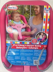 Little Tikes 2-in-1 Snug ‘n Secure Swing Magenta,Free Shipping