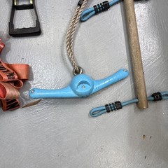 Slackers Ninja Line Slackline Obstacles Grip Ninja Warrior Training Parts Lot