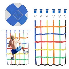 Climbing Net for Kids Outdoor,Climbing Cargo Net Kids Playground,Ninja Line…