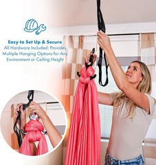 Sensory Swing for Kids & Adults – Holds 300Lbs, Indoor Outdoor Sensory Swing for