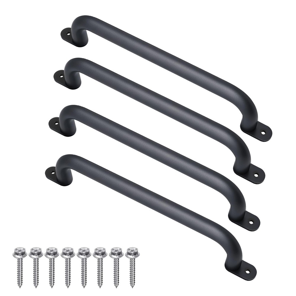 17 Inch Black Safety Playground Handles Pack of 4- Playset Handles, Swing Set…