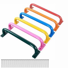 17 Inch 6 PCS Colorful Outdoor Metal Safety Playground Handles