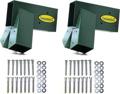 Eastern Jungle Gym Easy 1-2-3 A-Frame 2 Brackets 2 count (Pack of 1), Green